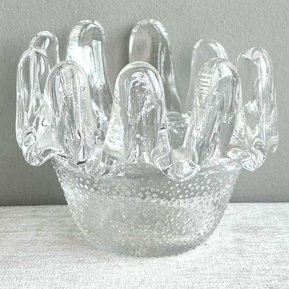 Kosta Boda Other - KOSTA BODA sunflower handblown candle holder by Göran Wärfe 1974